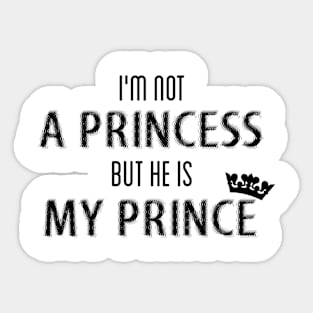 Princess (for couple) Sticker